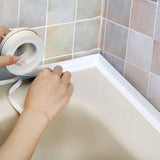 Popxstar For Bathroom Kitchen Accessories Shower Bath Sealing Strip Tape Caulk Strip Self Adhesive Waterproof Wall Sticker Sink Edge Tape