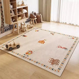 Popxstar Desk Chair Square Carpet Study Office Chair Floor Mat Chairs Rug for Living Room Floral Geometric Sillas De Oficina Alfombra