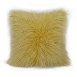 Popxstar  Cute Nordic Plush Pillowcase Wool Faux Fur Throw Pillows Ins Sofa Furry Long Hair Pillow Princess Cushion Bed Sofa Decor