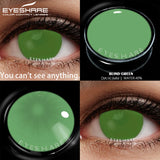 Popxstar  1 Pair yellow cosplay color contact lenses for eyes crazy Halloween cat Eye makeup Role playing Eye cosmetics red lens