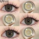 Color Contact Lens Natural Pupils Green Lens Makeup Colored Pupils Gray Contact Lenses Brown Cosmetics Natural Pupils