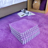 Popxstar 60pcs Soft Plush Baby Play Mat EVA Foam Children's Carpet Interlocking Exercise Tiles Floor Carpet And Rug for Kids Pad 30*30 CM