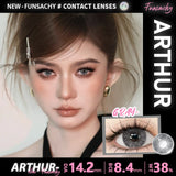 1 Pair contact lenses for eyes color eye contacts brown gray lens beautiful pupils for makeup yearly use