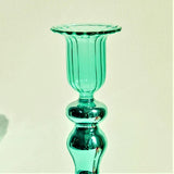 Popxstar Glass Candle Holder Taper Candlestick Electroplate Desktop Decorations Vessel Ornaments Wedding Decoration Table Centerpiece