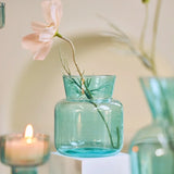 Popxstar Mini Glass Table Vase Creative Flower Vase Decorative Glass Bottles Wedding Centerpieces Home Decor Vase Decoration Home