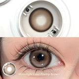 Popxstar  -2pcs/Pair Design Beauty Contact Lenses for Eyes Color Lenses Cosmetic Pupils Eye Color Lenses Blue Lens Brown Lenses
