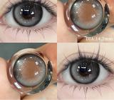 Popxstar 1 Pair Hot sales Color Contact Lenses with Diopter Myopia Eyes Natural Contact Lenses Purple Brown Lenses Makeup Annual