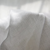 Popxstar Pure Linen Bed Sheets 100% Stone Washed French Linen Solid Color Breathable and Durable for Hot Sleepers 1 PC Flat Sheet