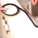 Popxstar 3 Rolls Dustproof Cooktop Gap Adhesive Tape Door Window Seal Waterproof Black For Gap Sealing Adhesive Tape Kitchen Accessories
