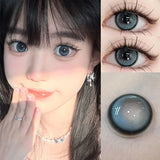 Popxstar  1 Pair Natural Lenses Color Contact Lenses for Eyes High Quality Blue Lenses Prescription Myopia Lenses Fast Shipping