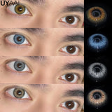 1 Pair Korean Lenses Blackspots Green Lenses Blue Lenses Gray Lenses Brown Lenses Colored Contact Lenses