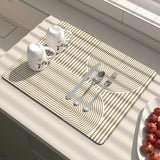 Popxstar Absorbent Tablecloth for Kitchen, Drying Mat, Kitchenware, Diatom Mud Pad, Coffee Machine Table Cloth, Kitchen Accessories