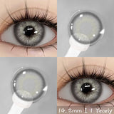 Popxstar 2pcs Natural Color Contact Lenses for Eyes Gray Lenses Colorcont Korean Lenses Yearly Beauty Brown Eye Contacts Lens