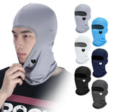 Popxstar 1 PCS Mens Cycling Cap Balaclava Full Face Ski Mask Hood Hiking Camping Hunting Tactical Military Airsoft Cap Bike Hats