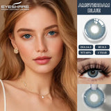 Natural Colored Pupils for Eyes 1 Pair Blue Lenses Cosmetic Blue Beauty Lenses Gray Eye Contacts Green Colorcon Lens