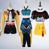 Popxstar Rumi Mira Zoey Cosplay KPop Cosplay Costume Wig HUNTR/X Uniform Women Suit Dress Halloween Party Role Playing Outfits