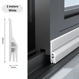 Popxstar Sliding Window Seal Strip Self Adhesive Triple Sound Insulation Windproof Anti-Cold Door Under Flexible Weatherstrip Tape