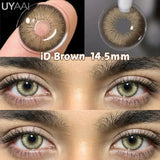 Color Contact Lenses NEW iD Series Beauty Green Lens Makeup Colorcon Fashion Black Eyes Lens Natural Brown Lenses For Eyes