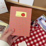Popxstar Pink Notebook 96-100 Pages Cute Tomato Design Notebook Thick Journal No Bleed Paper for Writing School Office Supplies