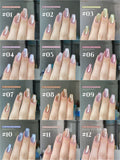 Autumn Winter Blue Black Red Glass Bead Crystal Cat Eye Gel Nail Polish New Whitening High Density Sparkling Nail