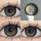 1 Pair Korean Lenses Colored Contact Lenses with Degree Myopia High Quality Brown Eyes Natural Lenses Free Shipping