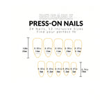 Popxstar 24PCS Medium Stiletto Pink Ballectcor e Tip Press on Nails Full Cover Fake Nail Set For Girl Mother Women Gift