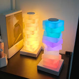 Popxstar  Creative DIY Adjustable RGB Magic Cube Night Light, USB Home Bedroom Game Room Dimming and Color Changing Bedside Lamp