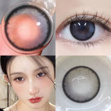 Popxstar 1 Pair Beauty 10 Colors Contact Lenses for Eyes Natural Pupil Color Lens Eyes for Myopia Free Shipping Half A Year Use