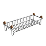Carbon Steel Bathroom Storage Rack Waterproof Non-Slip Faucet Storage Shelf Anti-rust Large Capacity Washstand Drain Rack