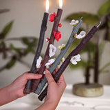 Popxstar  DIY Long Branch Shaped Candle Silicone Tree Branch Epoxy Resin Molds Candle Making Kit Simulation Mold Home Decoration Ornament