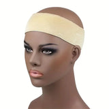 Popxstar  1 piece per package velvet wig grip band adjustable hair band elastic secure wig headband