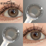 Fashion Color Contact Lenses 1 Pair Black Big Eyes Softlenses Colored Contact Lens Eye Makeup Beautiful Pupils