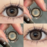 2PCS Contact Lenses for Natural Eyes Health & beauty Big Doll Eye Pupils Yearly Korean cosmetics Color Lens Fast Shipping