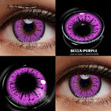 Popxstar  2pcs Color Contact Lenses For Eyes Anime Cosplay Colored Lenses Purple gray red Multicolored Lenses Contact Lens Beauty Makeup