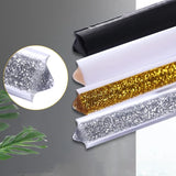 Popxstar 6M/Roll Self-Adhesive Ceramic Tile Gap Tape Edge Strips Kitchen Sink Gap Tape Toilet Stickers Gold Edge Line Decoration Strip