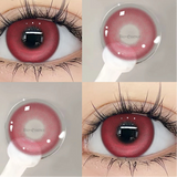 Popxstar Colorcon Pink Lenses 1 Pair Colored Contact Lenses for Eyes Big Eye Lenses Anime Lenses Cosplay Lenses Nezuko Lenses