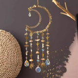 Moon Dream catcher crystal fragments Sunshine Catcher Dreamcatcher bedroom living room balcony Sun Catcher decoration pendant