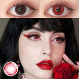 Popxstar 1 Pair Color Contact Lenses for Eyes Natural Look Spy X Family Anime Lenses Red Lenses Brown Lenses Gray Lenses