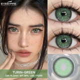 Natural Soft Colored Contacts Lenses Fashion Brown Lenses Blue Eye Contact Korean Pink Eye Lens Yearly Grey Pupils Lens