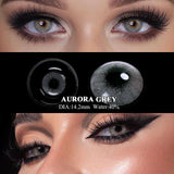 Popxstar  Contact Lenses 2Pcs Blue Green Contact Lenses Color Permanent Makeup Machine Changing Pupil and Eyes Color Fashion Lenses
