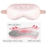 Popxstar Imitated Silk Eye Patch Shading Sleep Eye Eyepatch Soft Blindfold Smooth Eye Mask Sleeping Aid Eyeshade Eye Cover Patch Bandage