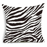 45x45cm Home Decor Animal Print Pillow Cover Leopard Tiger Zebra Cattle Cushion Cover for Living Room Sofa Decor Pillowcase