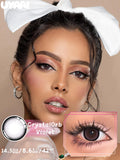 Color Contact Eye Color lenses Natural Pupils Green Lens Makeup Big Eyes Black Pupils Gray Lenses Colorcon Water Light