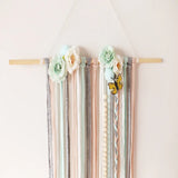 Popxstar  Rainbow Art Macrame Tassels Wooden Wall Hanging Home Decor Nursery Design Photo Prop Decoration Chambre Enfant
