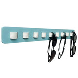 Popxstar Wooden Wall Mounted Sunglasses Storage Rack Eyeglass Organizer Holder Self-adhesive Glasses Hanger  Sunglass Hook Storage Gifts