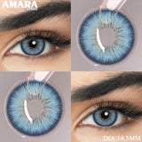 Popxstar  Blue Contact Lenses Colored Contacts for Eyes 1 pair Brown Eye Lenses Gray Lenses Yearly Cosmetic Makeup Eye Contacts