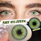Popxstar  1 Pair Colored Contact Lenses with Prescription Natural Look Myopia Lenses 0~-6.00 Green Lenses Brown Contact Lenses