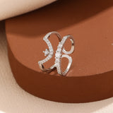 popxstar High-ned Hot-selling Zircon Open Nail Art Wearable Nail for Women Niche Design Sense Light Luxury High-end Decoration