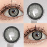 Popxstar  1pair New ARTHUR Color Contact Lenses for Eyes Green Eye Lenses Gray Contacts Fashion Cosmetic Pupils Yearly Color Eyes