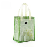 Popxstar  Travel Mesh Handbag Multifunctional Storage Bag with Handle Capacity Hollow Bags Breathable Clothes Toys Organizer Tote Bag